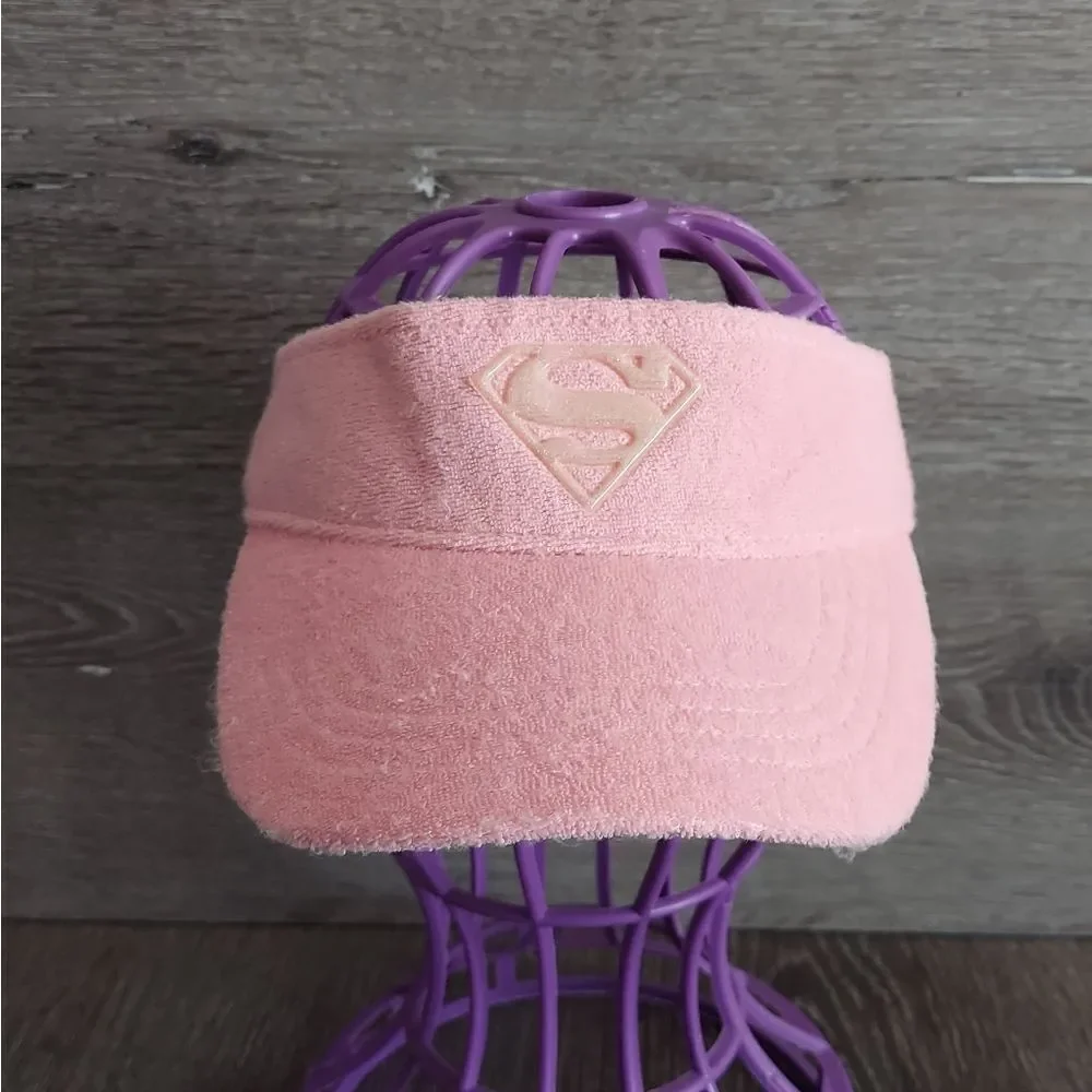 DC Comics Superman Supergirl Pink Visor